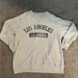 Women’s Aerie waffle knit baby blue Sweater XS